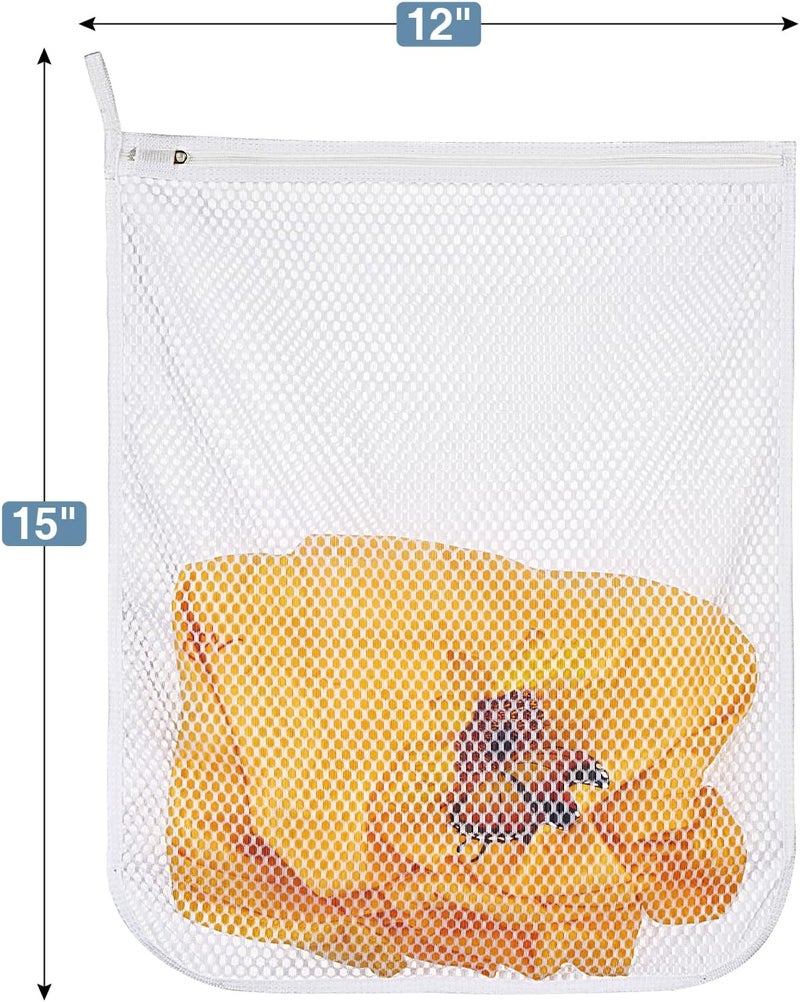 RoomyRoc 3 قطع أكياس غسيل شبكية متينة للملابس الحساسة 12" × 15" (3 متوسطة) - Image 5